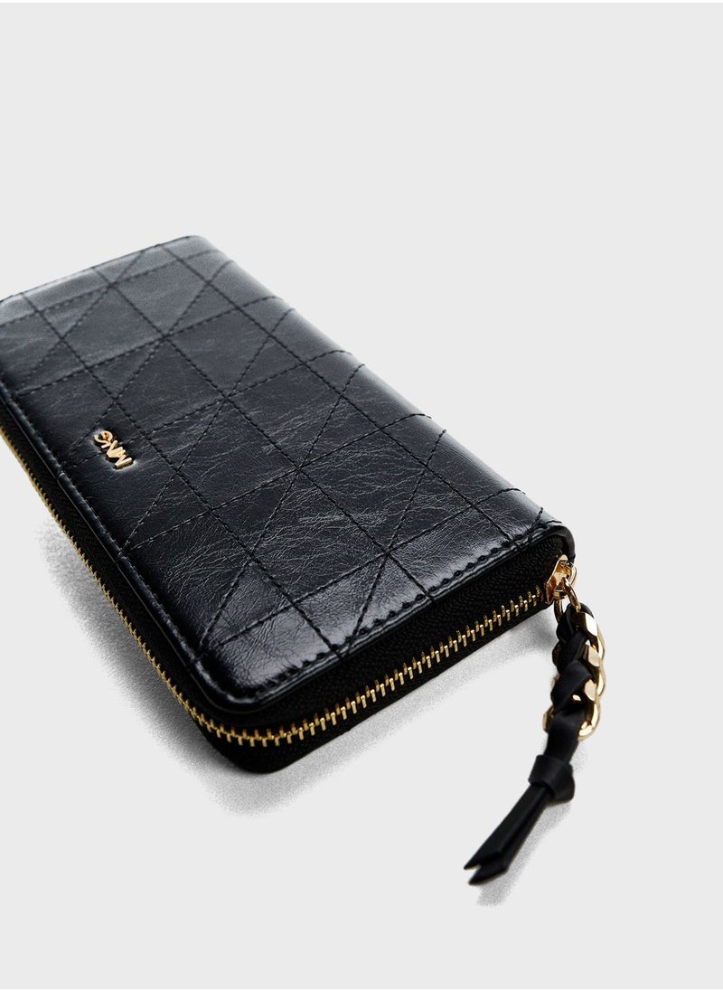 MANGO - Blake Zip Around Clutch - Image 1