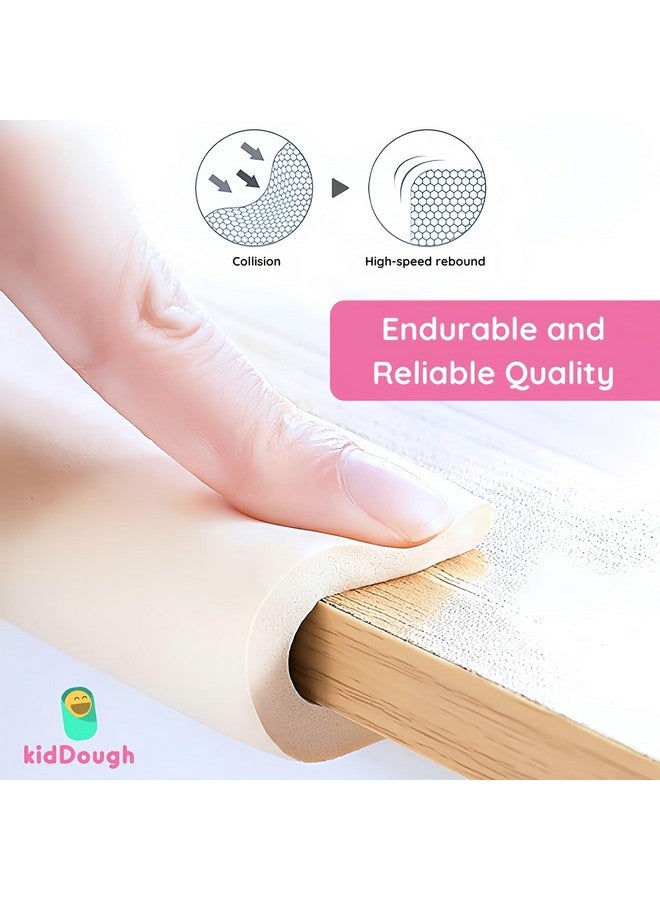 KidDough Baby Proofing U-Shape Safety Strip - 2 Meters, Furniture Edge Protector For Kids, For Furniture Thickness Less Than 2 Cm, Corner Protector For Sharp Edges, Baby Safety Products, White - Image 5