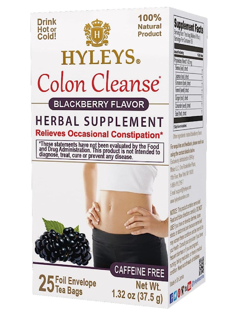 HYLEYS Colon Cleanse Blackberry 1 Pack 