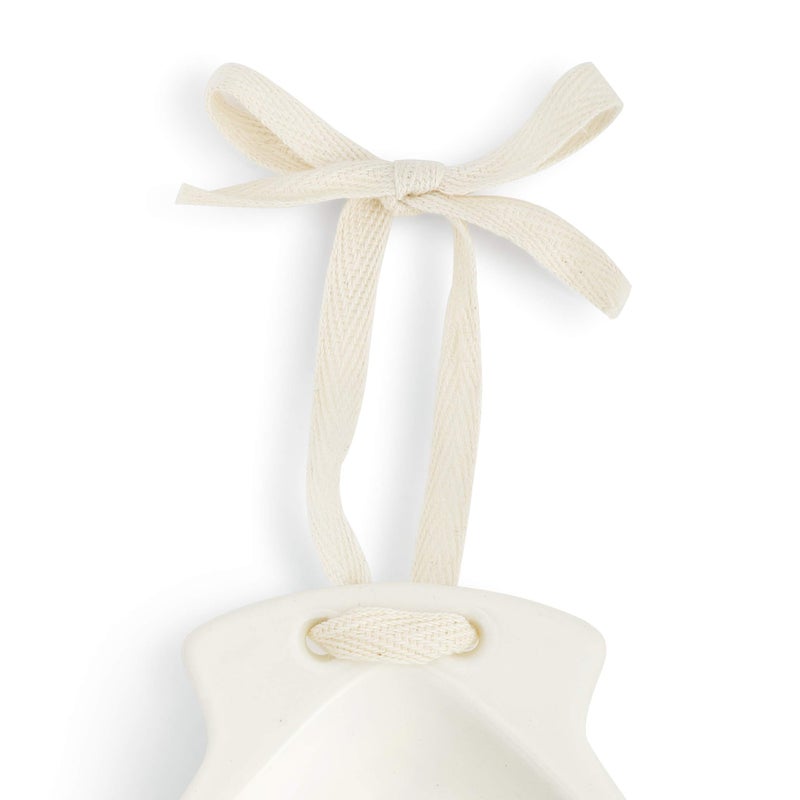 DEMDACO Bless This Baby Girl Glossy White 5 x 4 Ceramic Stoneware Baptism Bowl - Image 2
