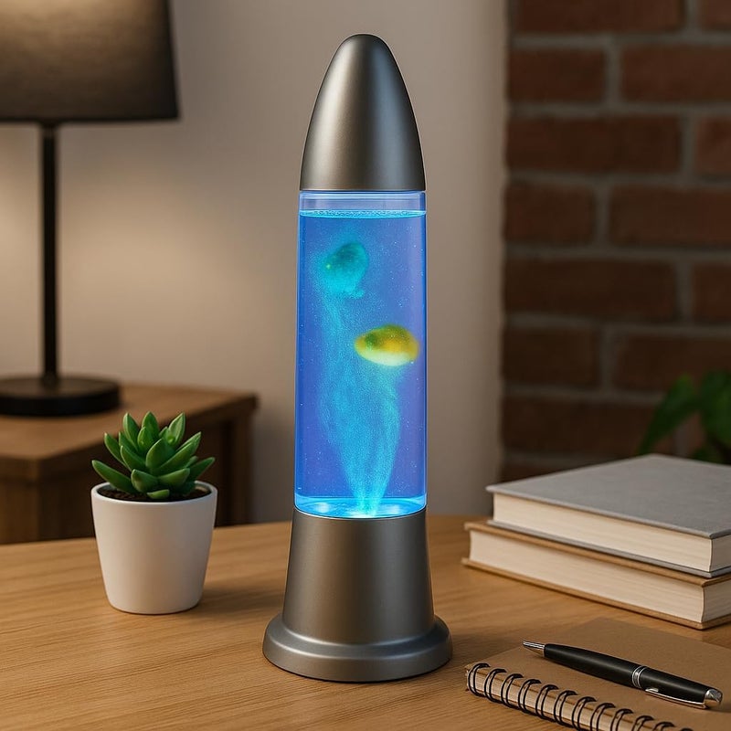 Fitto Magma Lamp Light - Unique Lava Lamp with Color-Changing LED - Ideal for Home Decor, Bedrooms, and Gifts - Create a Relaxing Atmosphere - Image 1