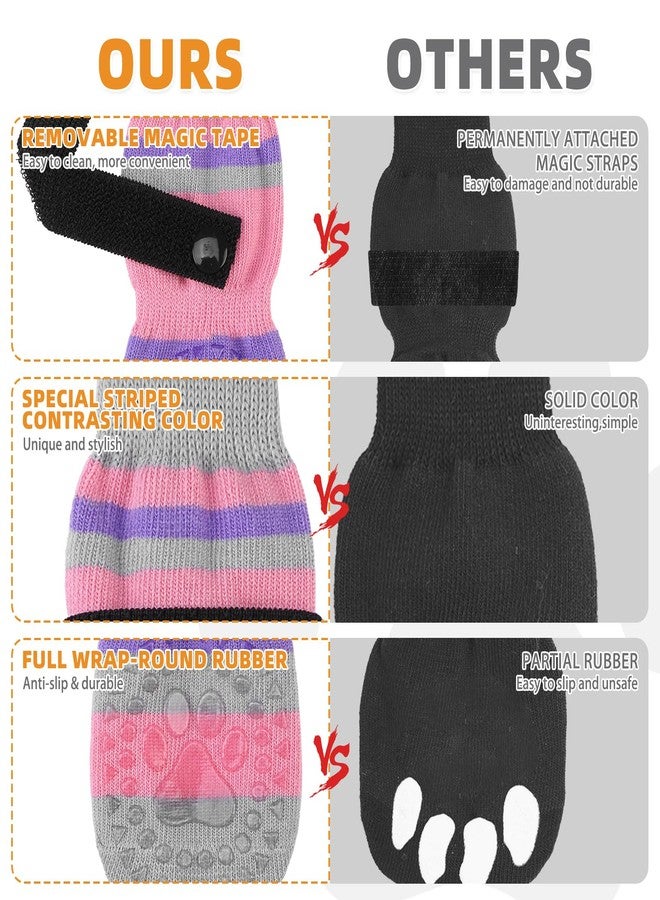 KOOLTAIL Anti Slip Dog Socks for Hot/Clod Pavement to Prevent Licking Paws - Image 5