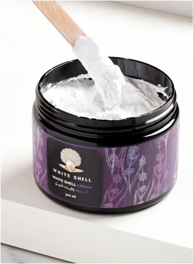 WHITE SHELL CREAM 300ML - Image 5