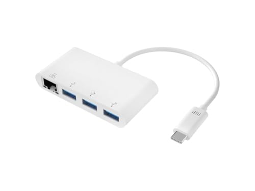 Monoprice USBC 3Port USB 30 Hub and Gigabit Ethernet Adapter - Image 1