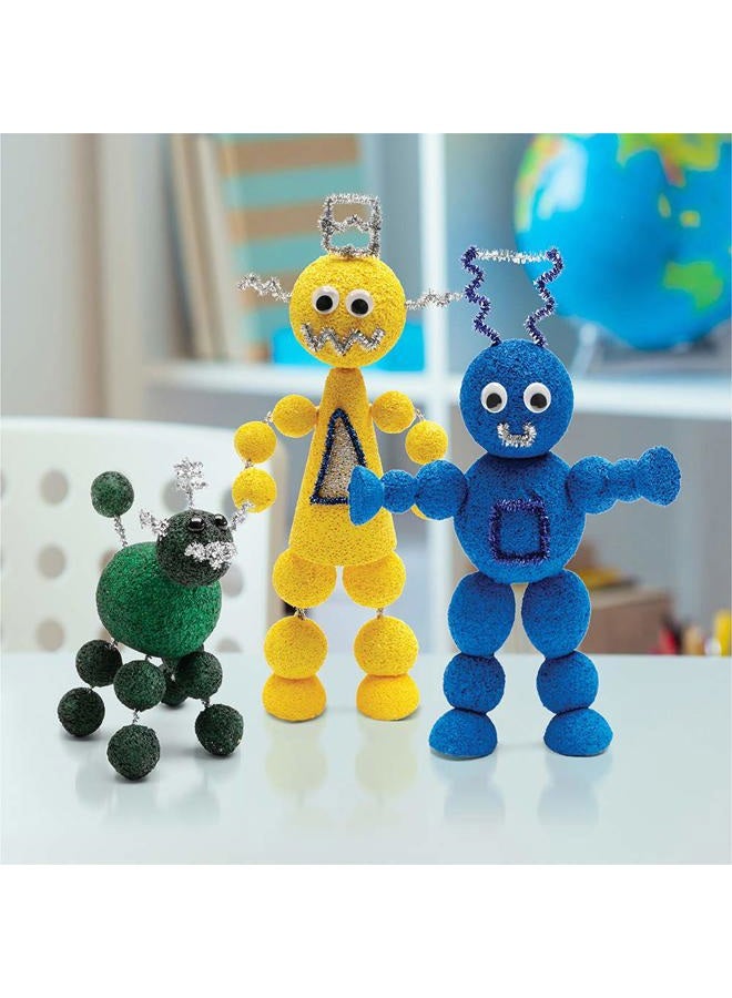 FloraCraft CraftFōM 6 Piece Ball 2.3 Inch White - Image 5