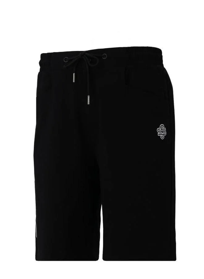 Selene Men Logo Detail Casual Shorts with Drawstring