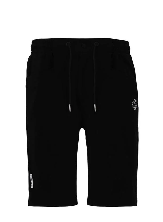 Selene Men Logo Detail Casual Shorts with Drawstring