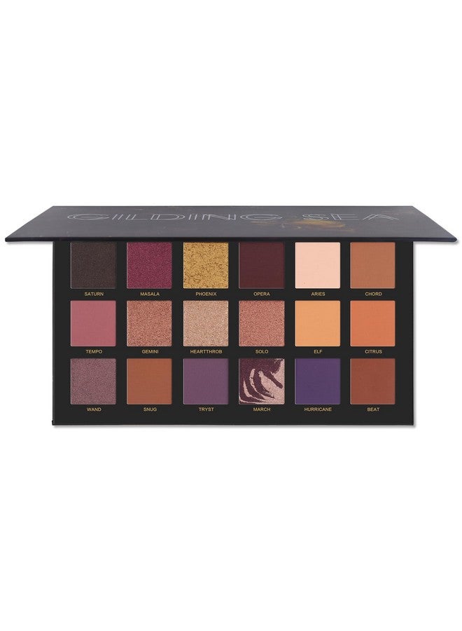 CHARMCODE Shimmer Matte Makeup Eyeshadow Palette Professional 18 Colors High Pigmented Warm Neutral Metallic Blendable Creamy Eye Shadow Pallet Set… - Image 1
