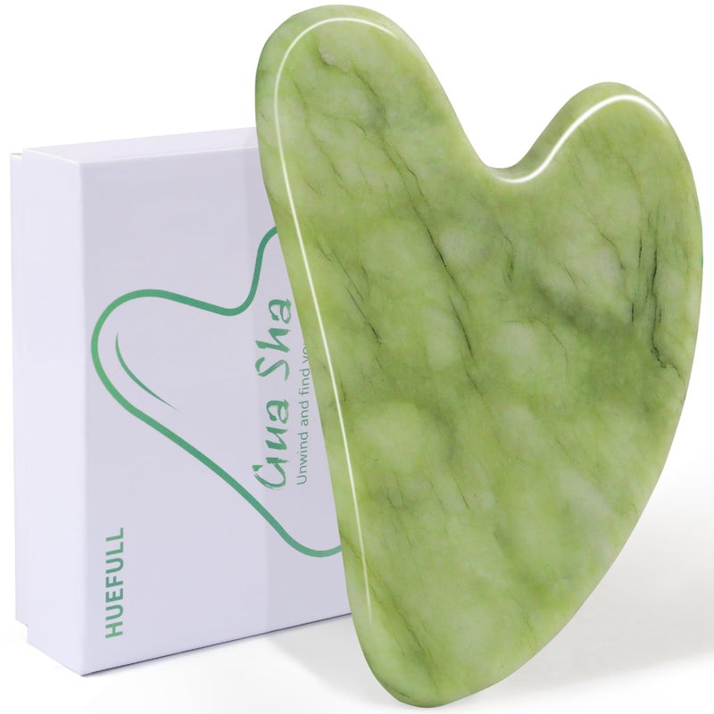 huefull Gua Sha Facial Tool for Face and Body Gua Sha for Self Care Guasha Tool Tensions Relief and Reducing PuffinessSelf Care Gifts for WomanMen Skin Gifts