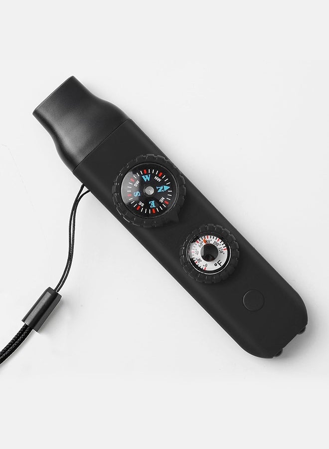 Polish'D Emergency Survival Safety Whistle, Whistle for Kids with Lanyard, Compass, Thermometer, Ideal for Kayaking, Boating, Hiking, Camping, Climbing - Image 2
