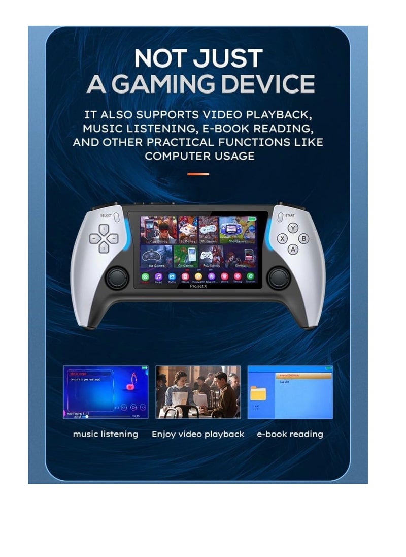 JOROBO - Project X Handheld Game Console 4.3 inch Retro Classic Portable Handheld Game Player Best Toy Gift for Kids - Image 1