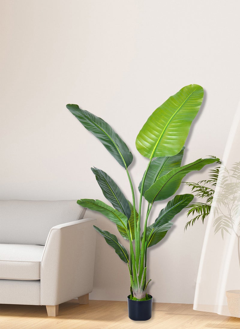 Sharpdo Home Artificial Green Plant Decoration for indoor/outdoor, Traveler Banana 180cm - Image 4