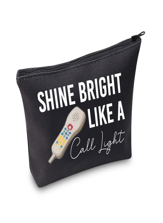 TOBGBE ICU Doctor Gift Medical Staff Travel Bag Emergency Room Nurse Zipper Bag ER Nurse Gift Nurse Appreciation Gift (Shine Bright BK) - Image 1