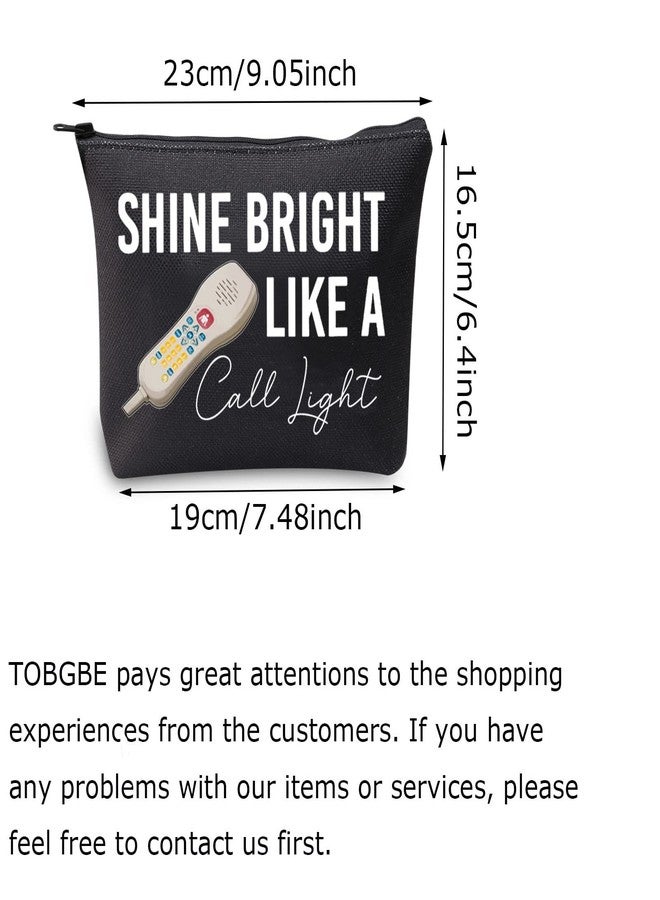 TOBGBE ICU Doctor Gift Medical Staff Travel Bag Emergency Room Nurse Zipper Bag ER Nurse Gift Nurse Appreciation Gift (Shine Bright BK) - Image 2