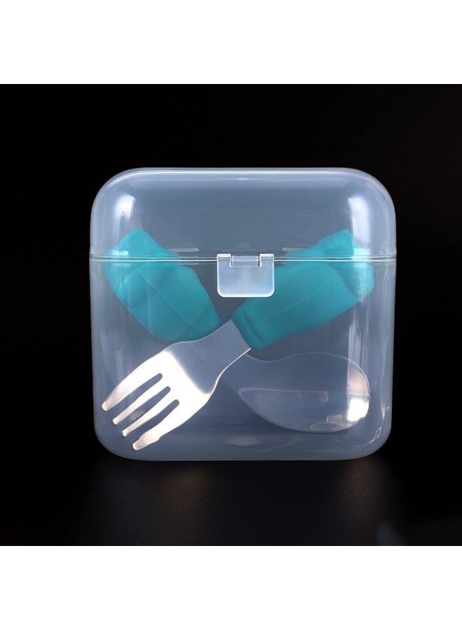 accmor حافظة مصاصة أكمور - 2 حافظة مصاصة للسفر، خالية من BPA، شفافة - Image 4