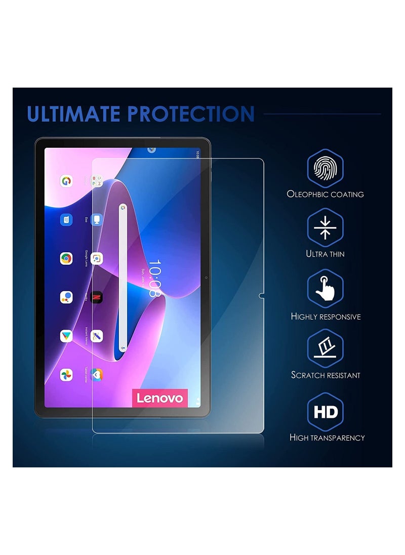 Screen Protector for Lenovo Tab M10 Plus 3rd Gen 10.6 2022 (TB-125F/128F)High hardness No-Bubble Dustproof Easy Installation For  Lenovo Tab M10 Plus 3rd Gen 10.6 2022 (TB-125F/128F) Transparent (2)