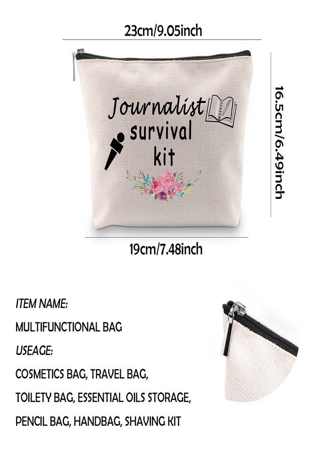 حقيبة أدوات نجاة للصحفيين من WCGXKO، حقيبة مكياج بسحاب، هدية تخرج لمراسل المحكمة، هدية صحفية (مستلزمات نجاة الصحفيين) - Image 2
