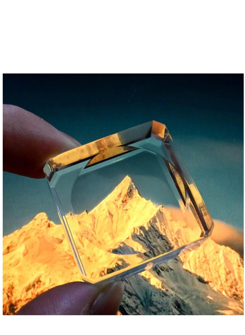 KASTWAVE حامل كرة كريستالية مربع شفاف 2 عبوة للعرض 40 مم إلى 90 مم كرات كريستالية كرات جولف خرز - Image 4