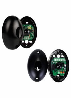 Infrared Beam Sensor Photocell Sensor for Gate Opener Universal Outdoor Infrared Beam Sensor Sliding Gate Opener Accessory 24V 1 Pair (Transmitter and Receiver)