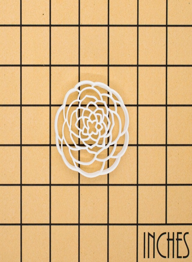 Bakerlogy Camellia Flower (complex) cookie cutter, 1 piece - Bakerlogy - Image 4