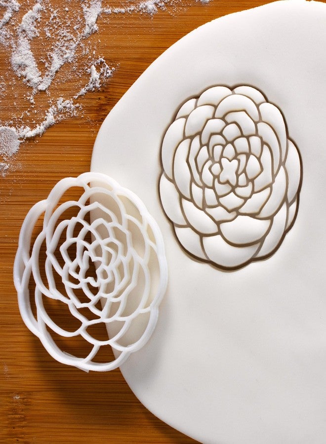 Bakerlogy Camellia Flower (complex) cookie cutter, 1 piece - Bakerlogy - Image 2