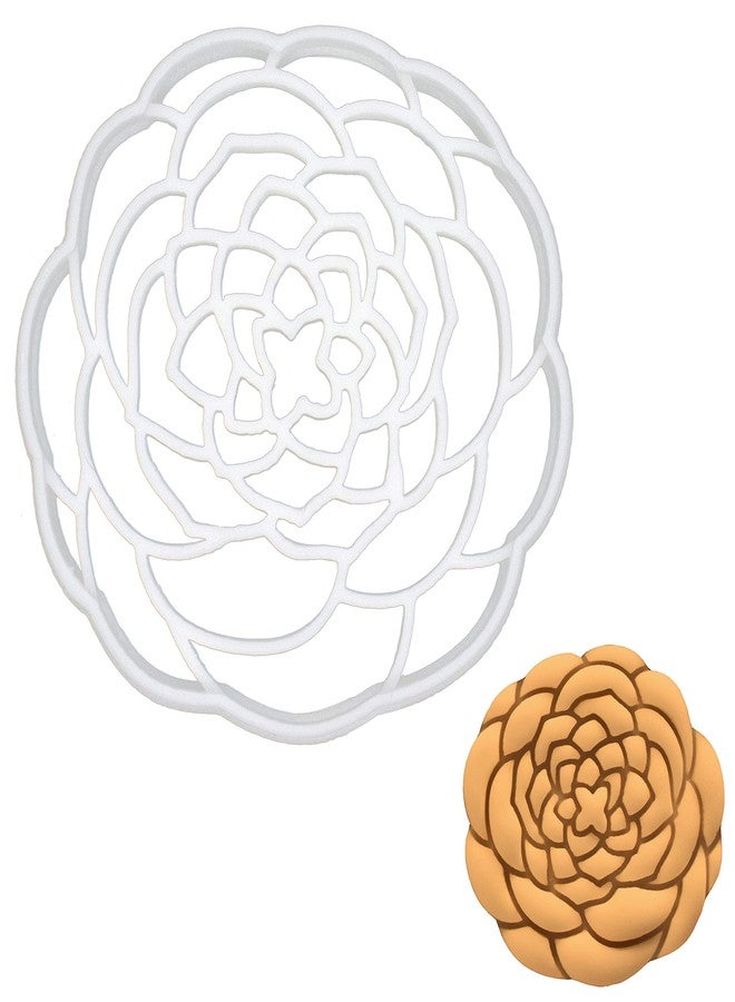 Bakerlogy Camellia Flower (complex) cookie cutter, 1 piece - Bakerlogy - Image 1
