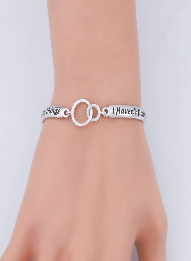 PLITI Musical Gift There's A Million Things I Haven't Done But Just You Wait Inspirational Quote Jewelry(Just you wait S bracelet) - Image 5