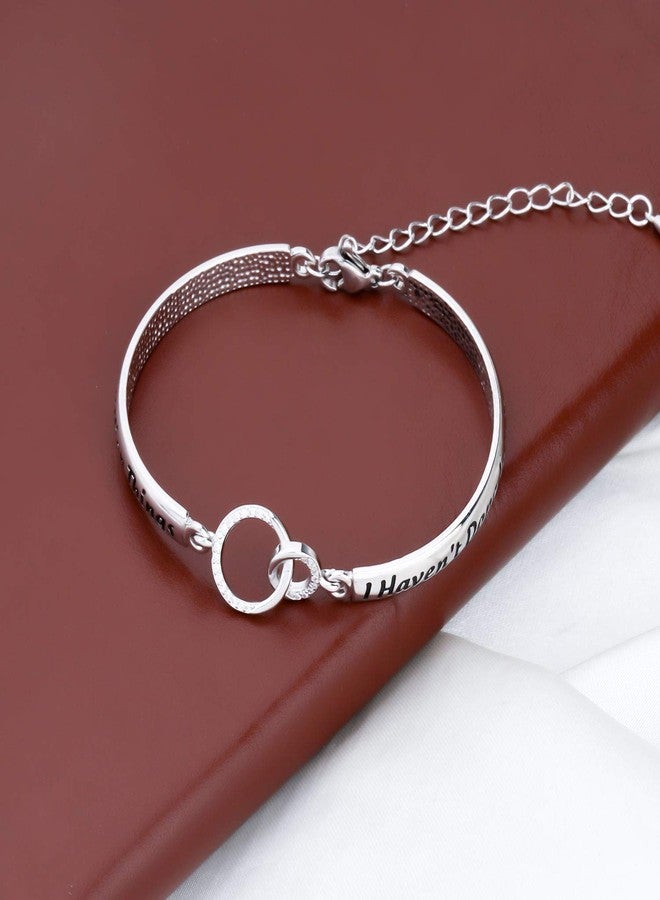 PLITI Musical Gift There's A Million Things I Haven't Done But Just You Wait Inspirational Quote Jewelry(Just you wait S bracelet) - Image 4