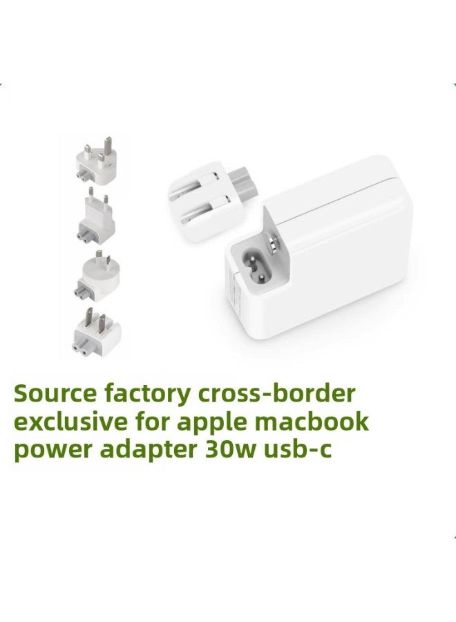 Applicable Apple 30W USB-C Apple MacBook Laptop Power Adapter Tablet Fast Charging-Color:Australian Regulations-Specifications:30w-usb-c+cc Cable