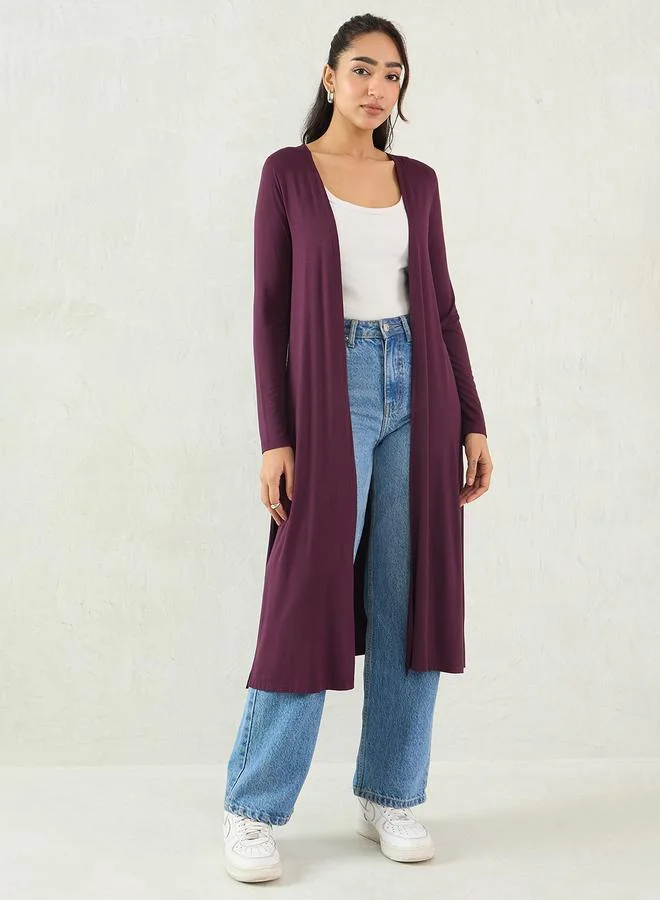 فيميلا كارديجان مفتوح من الأمام