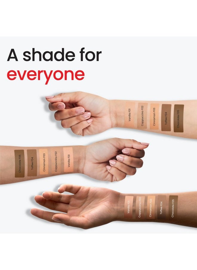 Color Cupid Color Cupid Truly Me Liquid Foundation | High Coverage, Easy Blend | Everyday Comfort, Longwear, Second skin finish | Triple power of Niacinamide, Ceramides and Hyaluronic Acid | Vanilla | 30ml  - Image 4