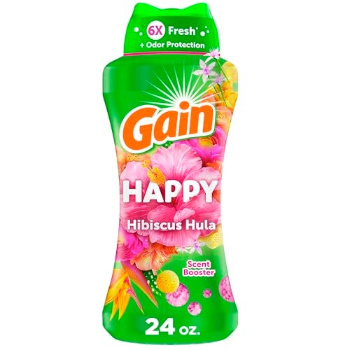 Gain In-Wash Laundry Scent Booster Beads, Happy, 24 oz - Image 1