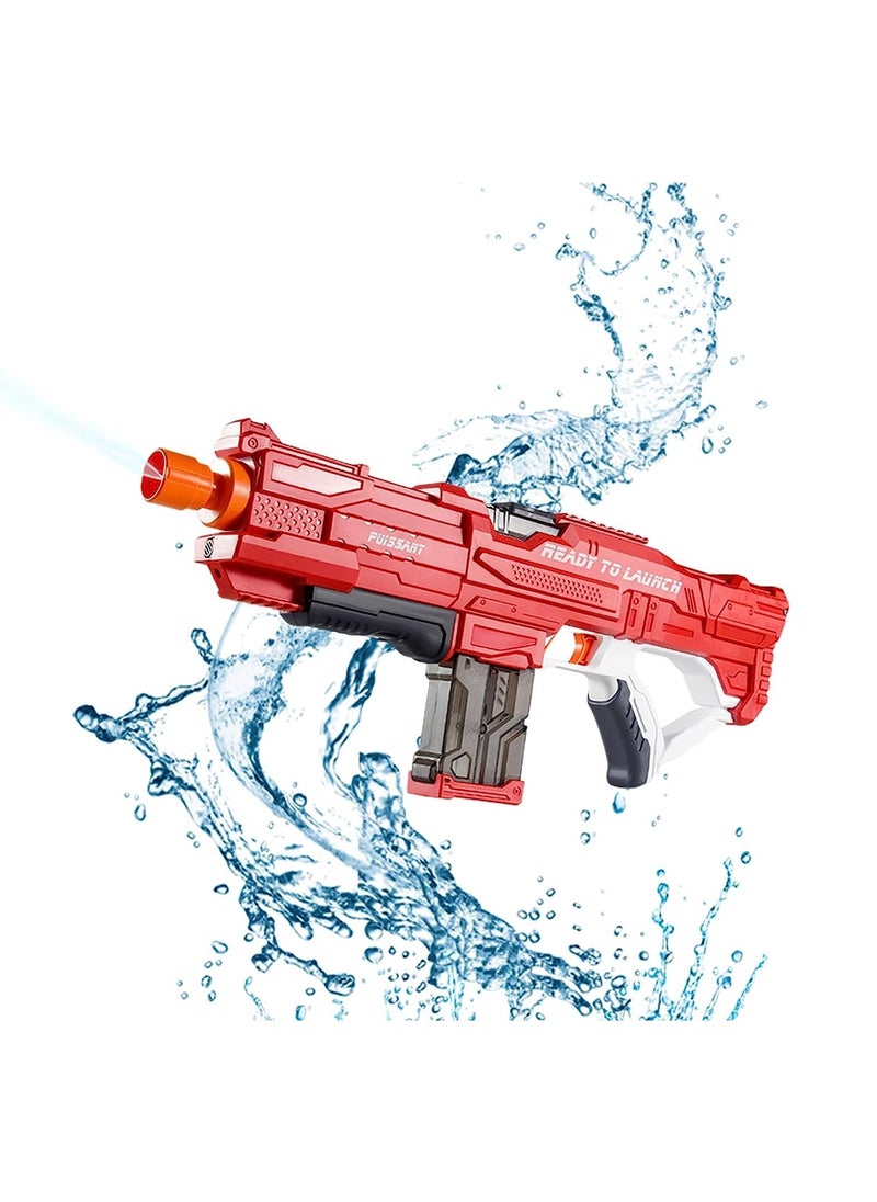 يوما مسدس رش الماء الكهربائي للبالغين والأطفال التلقائي Soaker أقوى بطارية مدفع مياه كبير للغاية تعمل بالبطارية لألعاب السباحة طويلة المدى  - Image 1