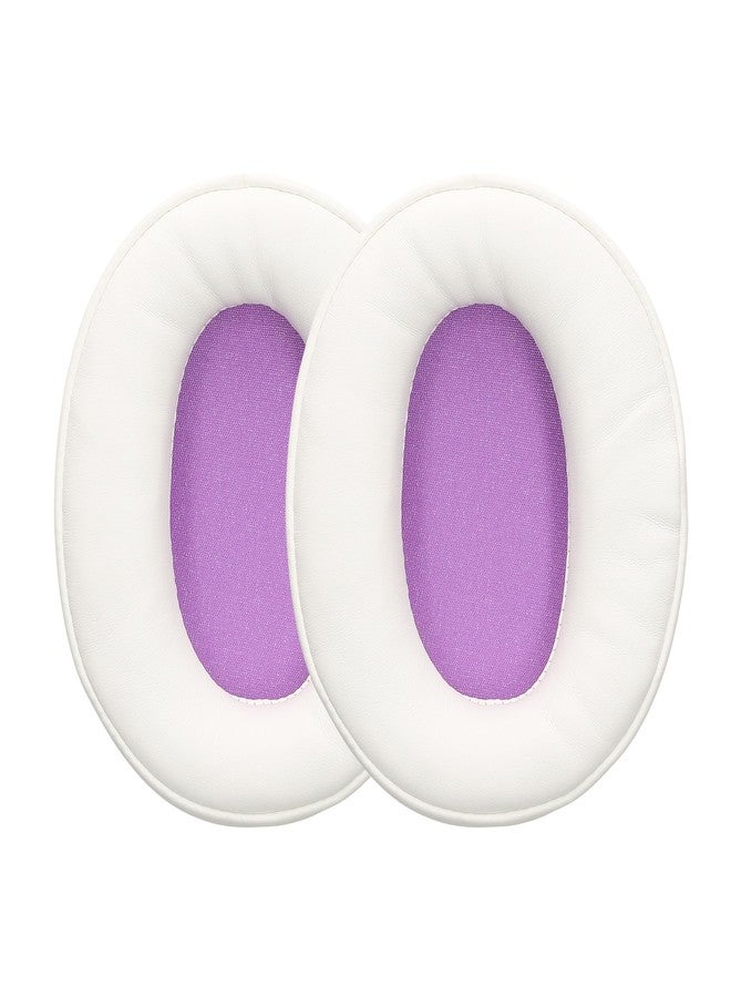 kwmobile Ear Pads Compatible with Sony MDR-7506 / MDR-7510 / MDR-7520 / MDR-V6/MDR-CD900ST Earpads - 2X Replacement for Headphones - White - Image 1