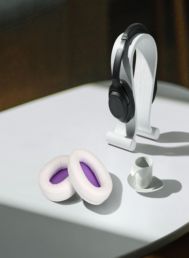 kwmobile Ear Pads Compatible with Sony MDR-7506 / MDR-7510 / MDR-7520 / MDR-V6/MDR-CD900ST Earpads - 2X Replacement for Headphones - White - Image 5