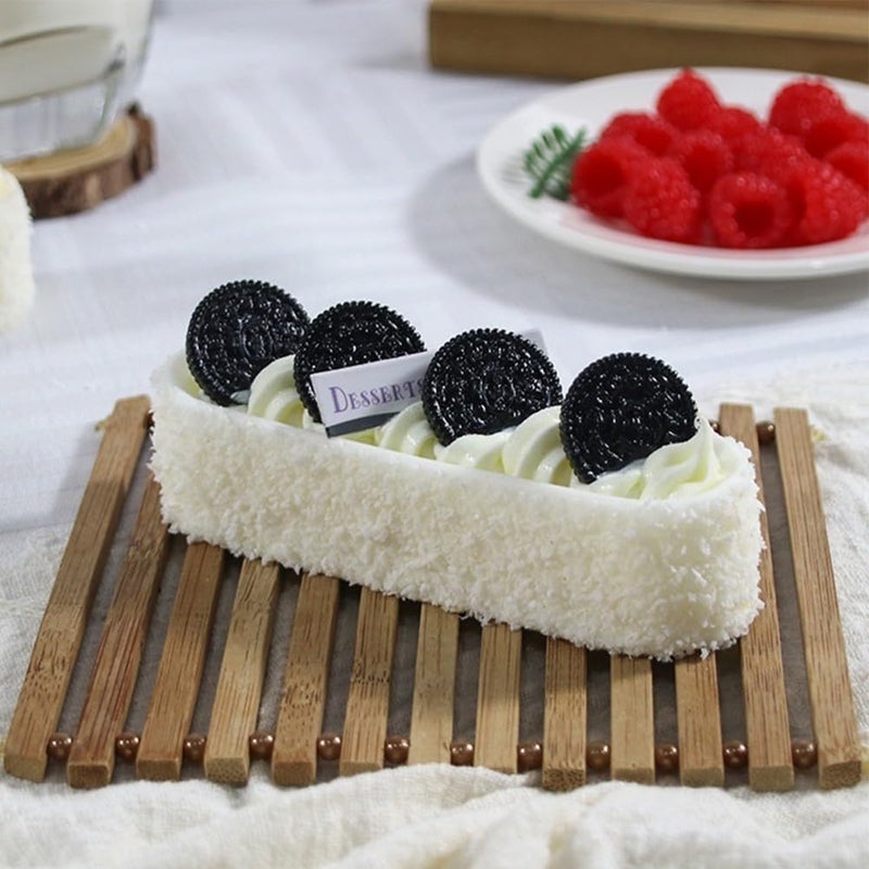 Realistic Fruit Cake Model In 4 Colors For Photography Props And Home Decor Display - Image 3