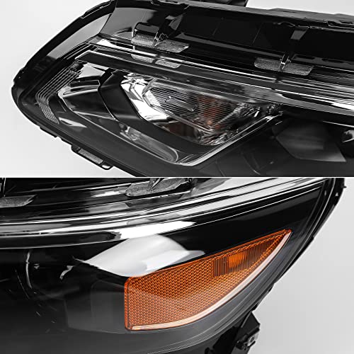 VLINCAR for Chevy Malibu Headlight Assembly 2016 2017 2018 Replacement Chevrolet Head Light Halogen Projector Headlamp Left Driver Side 23350425 - Image 4