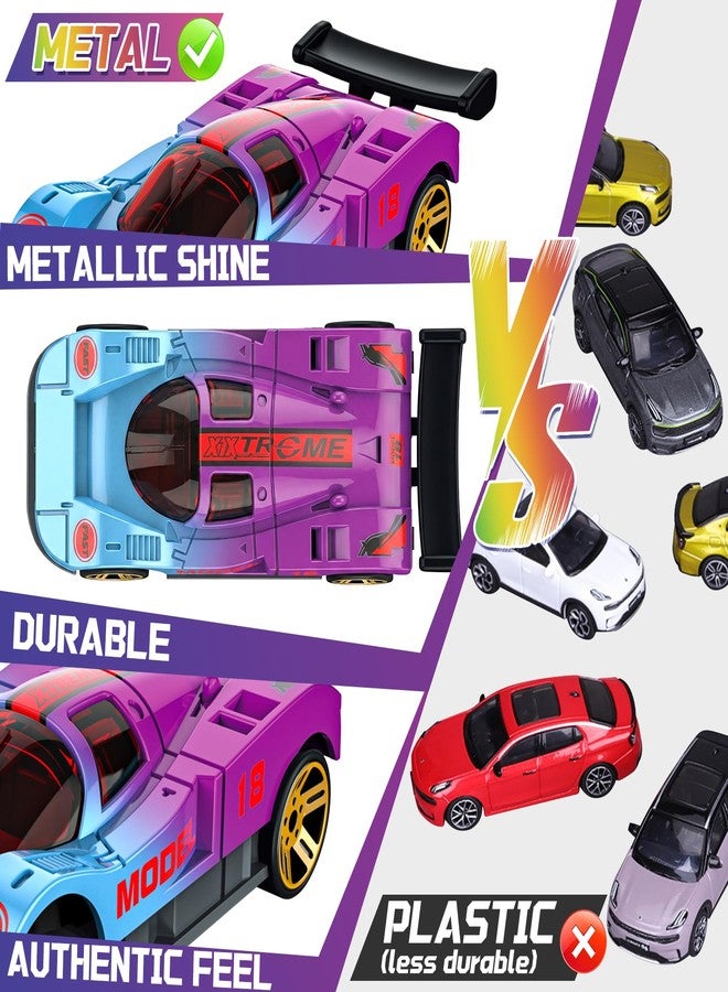 MACALOCA Color Changing Cars Toys Bath Toys for Kids Ages 1-3 4-8 Easter Basket Stuffers for Kids Grandkids Pool Water Toys Boys Birthday Easter Egg Fillers Car Sensory Die-Cast Toys - Image 4