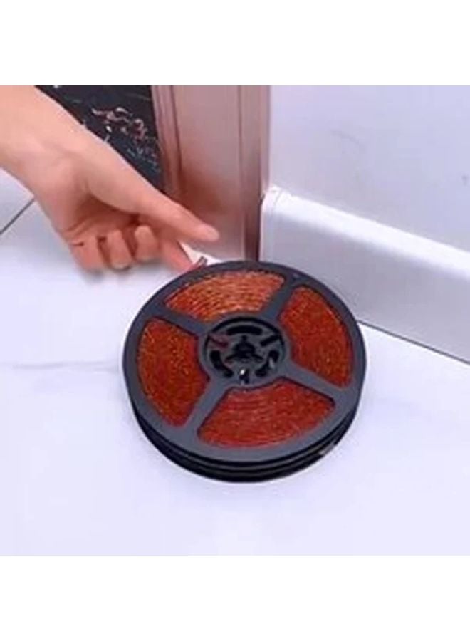 أبيض 5 متر مانع تسرب ذاتي اللصق مقاوم للماء لإصلاح فجوات بلاط المطبخ والحمام - Image 3