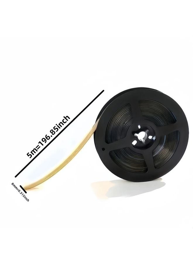 أبيض 5 متر مانع تسرب ذاتي اللصق مقاوم للماء لإصلاح فجوات بلاط المطبخ والحمام - Image 4