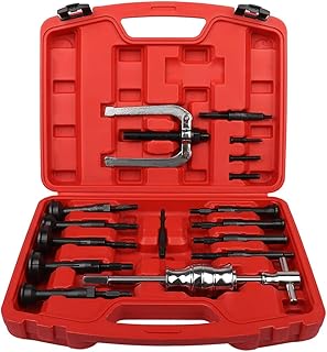 SCITOO SCITOO 16PCS Blind Inner Bearing Puller Hole Collet Bearing Race Seal Puller Removal Tool Slide Hammer Tool Set  - Image 1