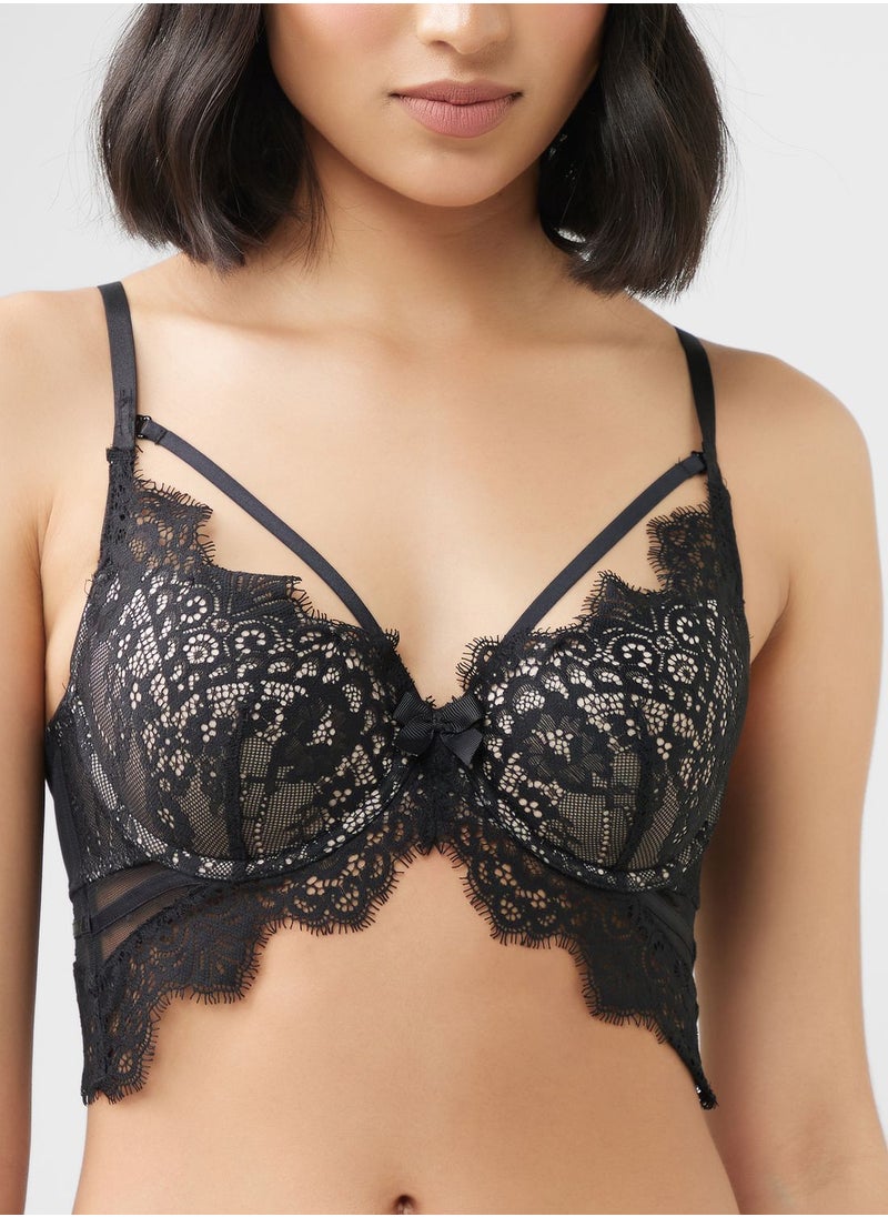 hunkemoller - Plunge Neck Lace Bra - Image 1