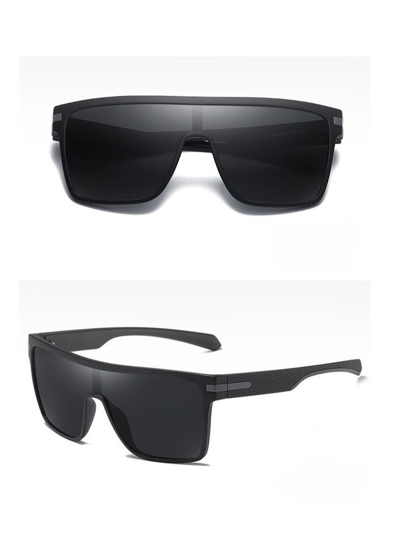 HDCRAFTER New Polarized Integrated Large Frame Sunglasses - Image 2