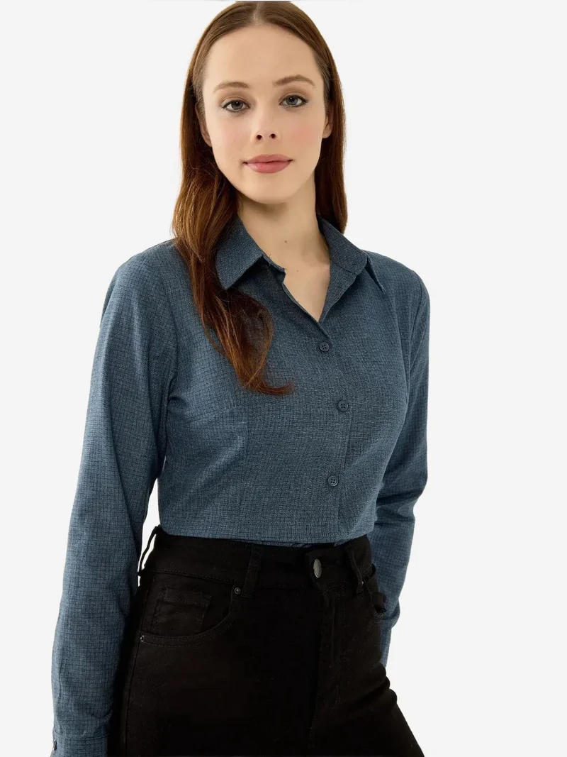 HICCUP Plaid Buttoned Slim Fit Shirt