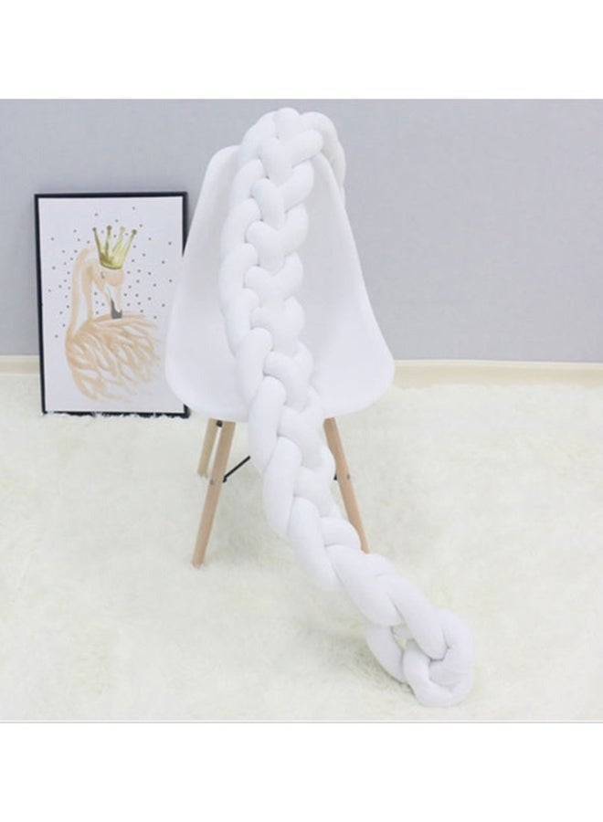 نسيج ملتوي 4 خيوط من الشرائط المنسوجة معقودة لسرير الأطفال المضاد للتصادمات، شريط منسوج سميك للغاية مضاد للتصادمات للسرير والسرير وعربة الأطفال - Image 4