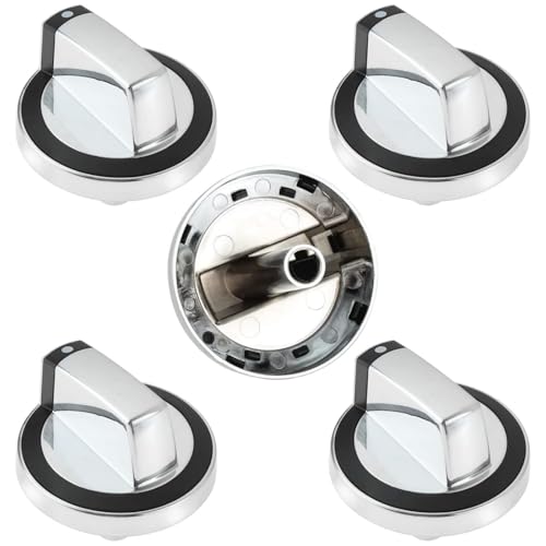 MOOTVGOO 5 Pack W10284885 Range Surface Burner Control Knobs, Cooktop Knobs Replacement for Whirlpool Gas Range Stove Oven, Replace WPW10284885, PD00005137, PS11752001, 1874811, AP6018699, EAP11752001 - Image 1