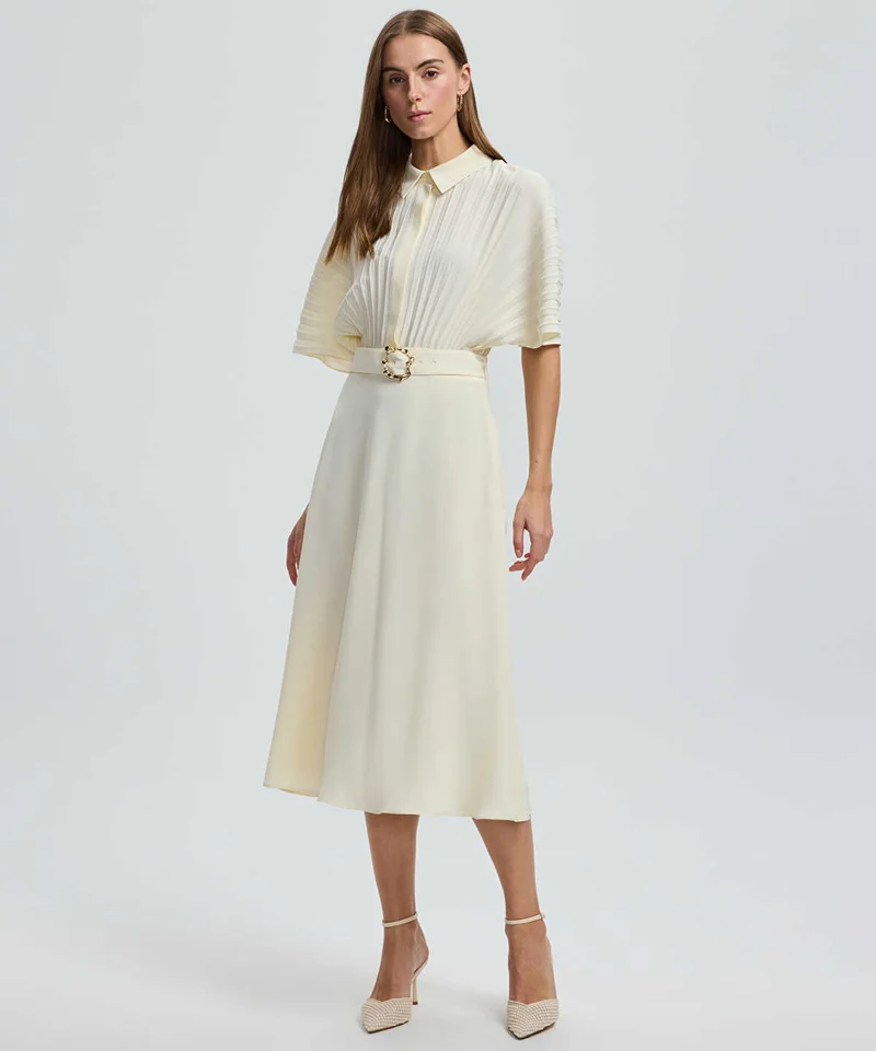 Ipekyol Pleated Midi Dress