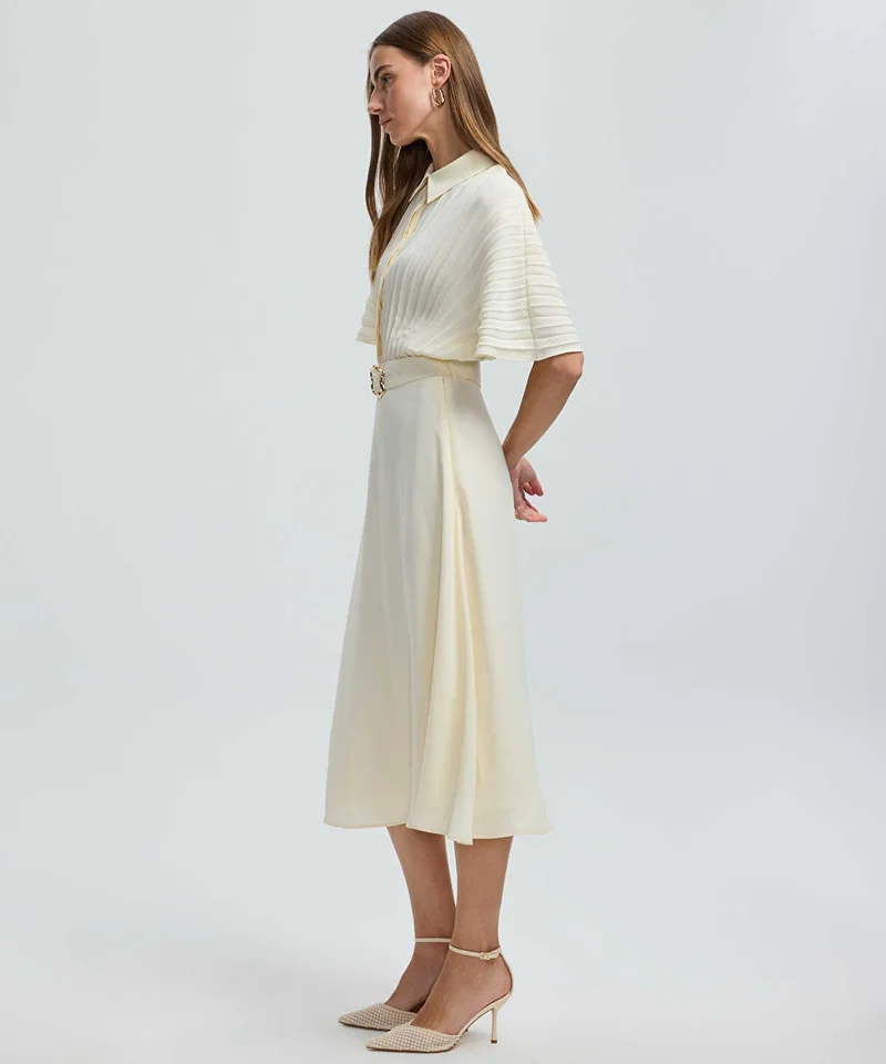 Ipekyol Pleated Midi Dress