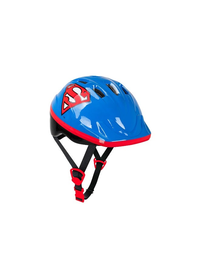 Spartan DC Superman Adjustable Multisport Helmet (M, 50 – 52 cm, Blue/Red) - Image 1
