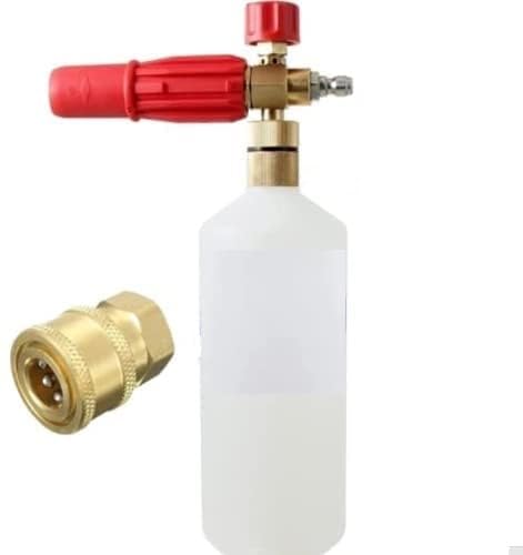 Generic Nirali Heavy Duty brass Foam Cannon Snow Lance With Brass neck and 14 Adapterconnector Car Washing Foam Gun Bottle  - Image 1